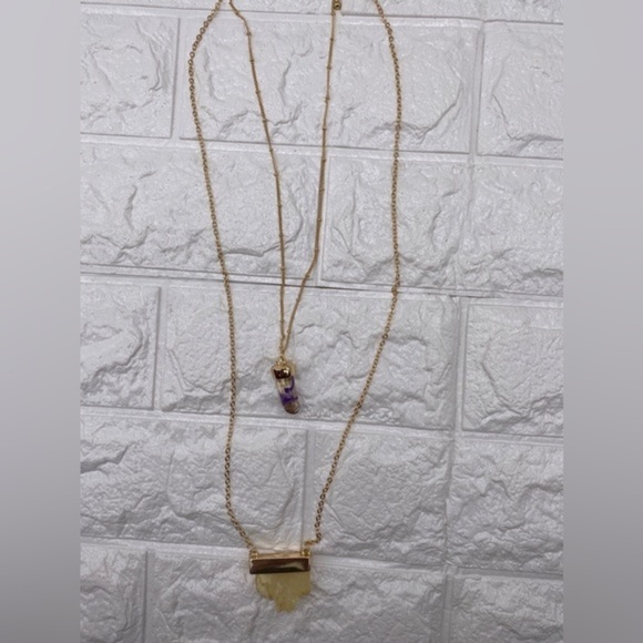 Target Fashion Jewelry 2 Strand Necklace 1 Piece Gold Tone - Picture 7 of 9